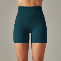 Nessaj-pantalones cortos de Yoga sin costuras para mujer, Shorts deportivos de cintura alta, trajes de entrenamiento para Athleisure, Fitness, levantamiento de cadera, ropa de gimnasio - details 17