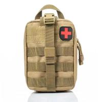 Kit de Supervivencia Táctico de Primeros Ayudos Militar Mochila Médica de Emergencia Impermeable y Resistente con Sistema Molle Ideal para Acampar, Cazar, 4x4 Para Todas las Edades - details 6