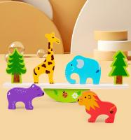 Excitat Juguete de Árbol de Madera Montessori Juego de Equilibrio de Animal para Niños Pequeños - details 1