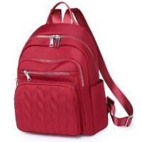 Mochila de Mujer Nueva Moda 2025 Bolsa de Viaje Casual de Gran Capacidad con Bordado de Hilo - details 4