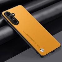 Funda de lujo de cuero PU para Samsung Galaxy M55 S Cubierta trasera de silicona protectora - details 16