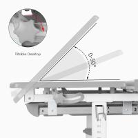Escritorio para niños y estudiantes, mesa ergonómica y juego de descongelación, con cajón, soporte de lectura, lámpara LED regulable, altura ajustable - details 9