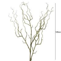 Rama de árbol de simulación de plástico de lujo, sauce Artificial de 120cm, planta falsa realista elegante, decoración para sala de estar - details 6