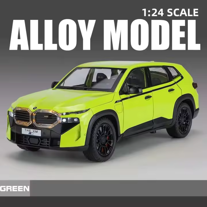 Miniatura de Coche de Aleación XM SUV Modelo de Diecast a Escala 1:24 Juguete de Colección con Sonido y Luz Regalo Perfecto para Niño o Novio - 1