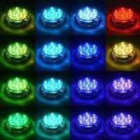 LED de buceo con batería RGB 10LED, luz subacuática para piscina de jardín nocturno, florero de boda - details 11