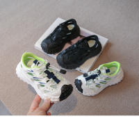 Sandalias deportivas de verano 2025 para niños, nueva moda con suela suave, zapatos antideslizantes para niñas, zapatos de playa con puntera hueca para niños. - details 1