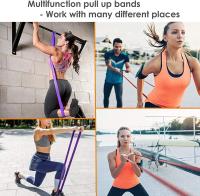Resistencia para dominadas, Banda de látex, Banda elástica de Entrenamiento, Banda de Fitness roja para Entrenamiento, Unisex, Ideal para el hogar, Gimnasio, Yoga, - details 2