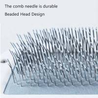 Secador de pelo portátil para perros y gatos, cepillo de peine para mascotas, duradero, seguro, suave, secador de manos, alambre de acero con protección, soplador caliente, 2 en 1 - details 4
