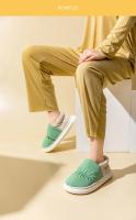 Comwarm-Zapatillas de invierno para mujer, pantuflas cálidas de algodón de felpa, antideslizantes para interiores, suela gruesa, zapatos peludos para parejas, novedad de 2022 - details 4