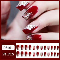 Uñas postizas de lentejuelas de colores, rojo vibrante para amantes del arte de las uñas y belleza - details 6