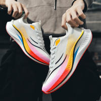 Men Women Sports Casual Walking Sneakers Classic Fashion Athletic Gym Running Lacing up Breathable Lightweight Non-Slip Shoes - details 5