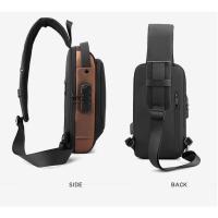 Bolso de Hombro Anti-Robo para iPad Mini 6 Bolso de Pecho para Viaje para Hombres con Bloqueo de Contraseña Bolso de Mensajero Regalo para Hombres - details 12