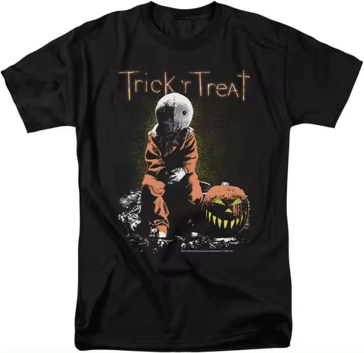 Camiseta de Moda para Hombres Diseño Clásico de Película 'Trick 'r Treat' Ropa Normal - 1