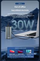 PowerBank (batería externa) 10000mAh PD30W carga rápida adecuada tipo C * 1 + USB * 1 funda de aleación de aluminio - details 6
