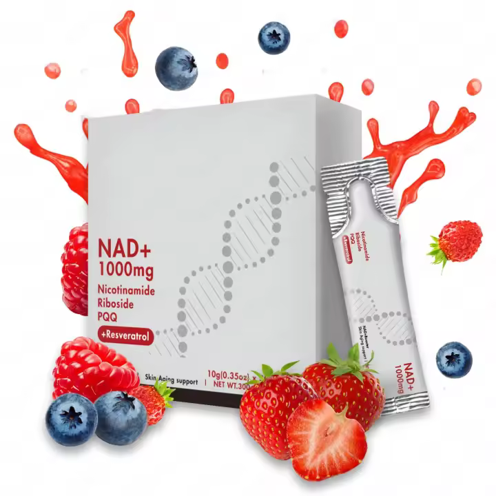 Polvo de electrolito con sabor a frutos rojos NAD + - 1