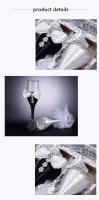 Copas de champán estilo chino, regalo, emparejamiento de vino, pareja, copa de boda, suministros para fiesta, 1 par - details 2