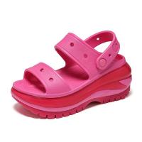 Nimbus Hole zapatos de hombre y mujer de verano negro, suela gruesa para exteriores, pisando mierda, bolsa de cabeza, zapatillas 2025, nuevas sandalias de aumento de altura - details 7