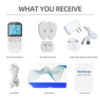 Electroestimuladores Musculares y Nerviosos D.I.Y 4 en 1 Fisioterapia para Aliviar el Dolor de Cuello y Músculos Máquina de Masaje Terapéutico TENS/EMS - details 6