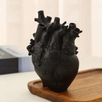 Jarrón anatómico con forma de corazón, estatuilla de resina, estilo coleccionable, diseño temático de anatomía, soporte para exhibición de mesa - details 3