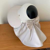 Sombrero de protección solar de ala grande, puede atar cola de caballo, cubierta superior de sombrero, protección facial, cuello, sombrero de sol para mujer, viaje de verano, sombrero de cubo transpirable - details 4