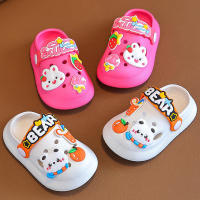 Sandalias para niñas, bebés de conejo antideslizantes con suelas suaves para uso interior de verano, zapatillas frescas de suela blanda para niños - details 4
