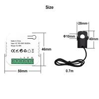 ZigBee-Medidor de energía inteligente con abrazadera, Monitor con aplicación, KWh, voltaje, consumo de energía, 110V, 240V, Tuya, 80A - details 4