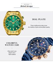 Reloj MINIFOCUS Hombre Moda, Calendario y Segundero Pequeño, Acero - details 9