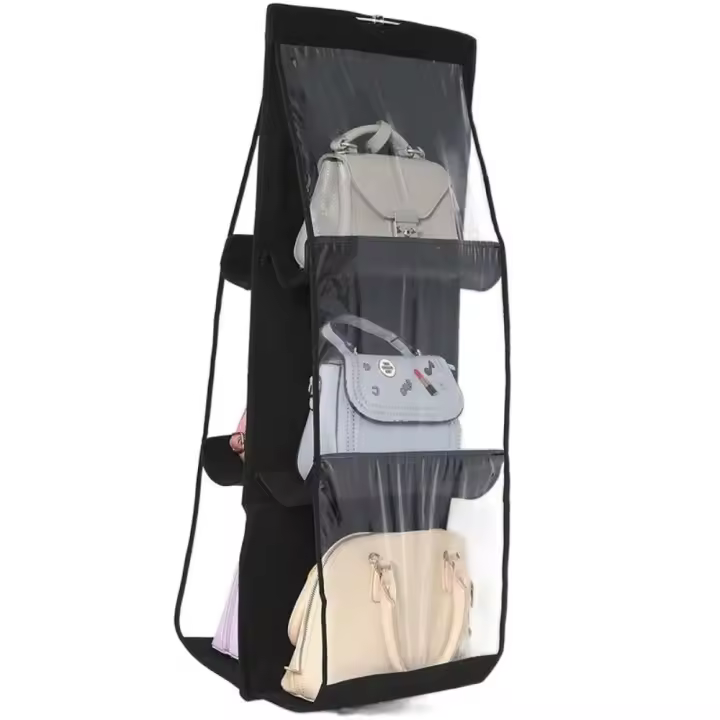 Organizador de Bolso Colgante Doble Cara Transparente - 1