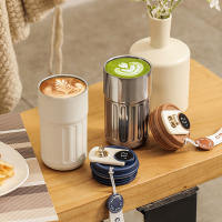Taza de aislamiento portátil con pantalla Digital, botella reutilizable resistente al calor para mujeres y hombres - details 6