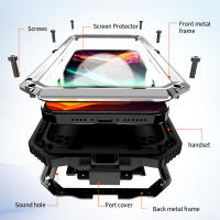 Funda de vidrio templado resistente para iPhone 15 Pro Max 15 Plus, carcasa de Metal anticaída, soporte protector de cámara, carga inalámbrica - details 0