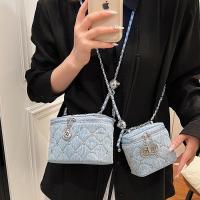Nuevo bolso de mezclilla para mujer Xiaoxiangfeng diamante cadena caja temperamento versátil bolso de hombro bolso versátil de moda - details 5