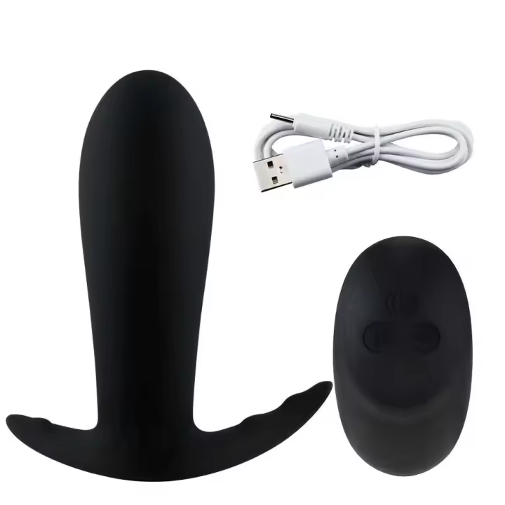 Vibrador Anal Inalámbrico Masajeador Prostatal para Hombres Juguete SM de Estimulación para Retraso de Ejaculación Silicona Salud y Juguetes Sensuales - 1