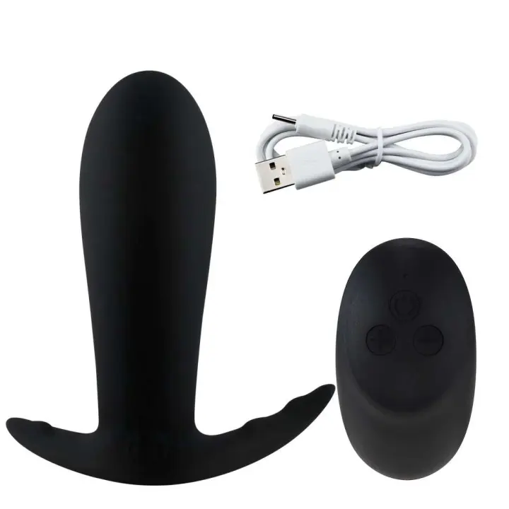 Vibrador Anal Inalámbrico Masajeador Prostatal para Hombres Juguete SM de Estimulación para Retraso de Ejaculación Silicona Salud y Juguetes Sensuales - 1