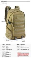 Mochila táctica militar, Mochilas de asalto para senderismo al aire libre Camping Trekking Pesca Caza - details 1