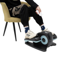 Máquina elíptica para debajo del escritorio, ejercitador eléctrico LCD para piernas sentadas, Pedal con control remoto para ancianos, masaje de pies - details 8