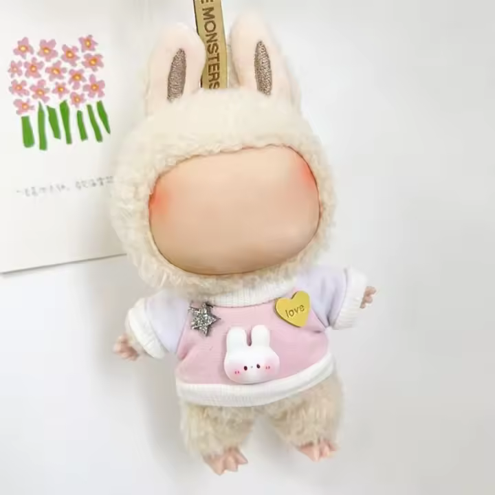 Ropa de Muñeca Hecha a Mano Sudadera Mini DIY para Muñeca Labubu de 17cm Regalo Perfecto - 1