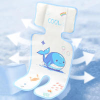 Alfombrilla enfriadora para cochecito de animales de dibujos animados, alfombrilla para cochecito de bebé con ballena y conejo, asiento de coche, Panda, cochecito de bebé, cojín fresco para asiento, asientos de seguridad para bebé - details 8