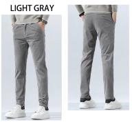 Pantalones de Corduroy para Hombres Ajuste Delgado, Elástico, Moda de Negocios y Trabajo para Primavera Otoño - details 18