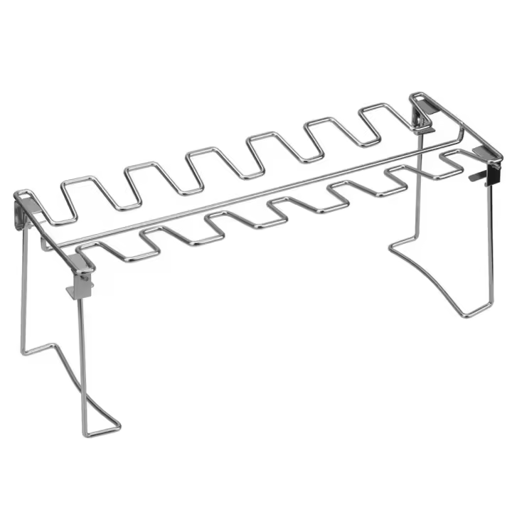 Rejilla antiadherente de acero inoxidable para barbacoa, soporte para asar pollo y ternera, herramientas para cocinar - 1