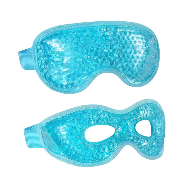 Scttomon Máscara de Ojos de Gel Terapia de Calor y Frío Reutilizable para Hinchazón, Ojeras, Bolsas de Ojos, Ojos Secos, Cabezas y Migrañas Herramientas de Cuidado de la Piel Facial - 1