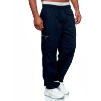 Jerseys rectos con múltiples bolsillos para hombre, pantalones casuales, pantalones Fiess - details 17