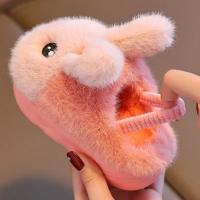 Suaves Zapatillas de Piel de Conejo para Invierno Piso Antideslizante, Moda Caliente para Niños y Niñas - details 23