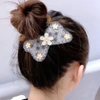 Pasta mágica sin costuras con flores para niños, accesorios de salón de corte con flequillo de mariposa y lazo, herramienta de estilismo - details 11