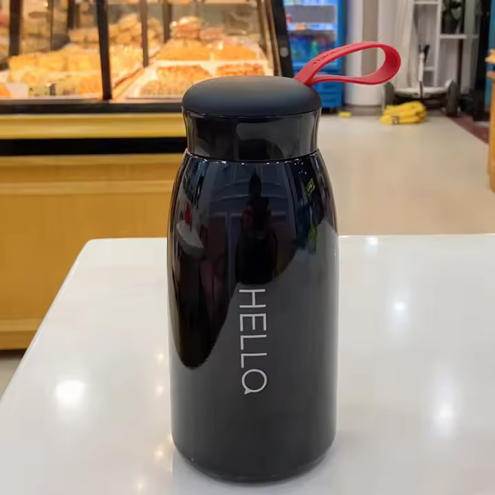 Taza Termo Grande de Acero Inoxidable 304 Aislamiento Térmico Creativo Portátil - 1