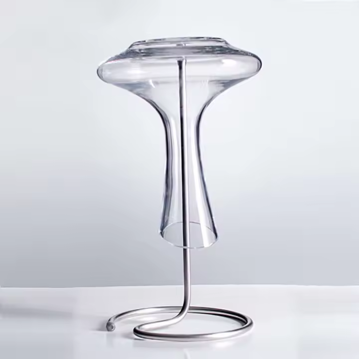 Máquina secadora con estructura de acero, botella, tendedero, accesorios para vino, regalos para el hogar, cafetería, encimera, restaurante de escritorio - 1