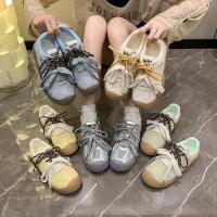 Zapatos informales De malla para mujer, zapatillas Retro transpirables De suela gruesa, De entrenamiento, para verano - details 11