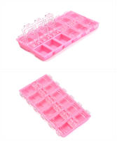 Caja de Accesorios KADS 12 Rejillas para Pulido de Uñas Bijoux de Diamante Rectangular Almacenamiento Seguro Marca KADS - details 4