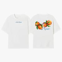 Blanco verano moda estampado artículos camisetas hombre y mujer diseñador camisetas marcas calle camiseta manga corta. - details 0