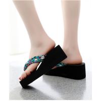 Novedad de verano, zapatillas geniales para mujer, chanclas antideslizantes con parte inferior ultraalta, chanclas para pies, ropa exterior con parte inferior del talón inclinado - details 1