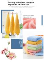 Juego de 5 Toallas de Fibra de Bambú, toalla de mano superfina, suave para cocina, baño - details 0